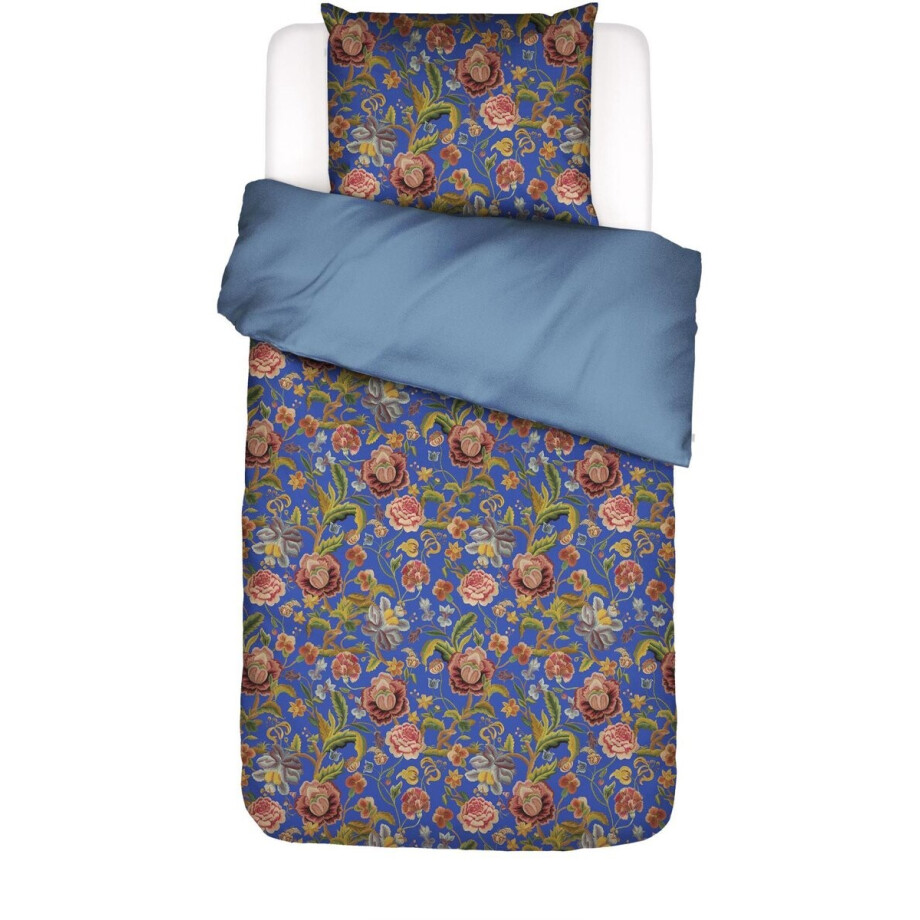 Essenza Roselina Dekbedovertrek Ultra marine blue - Eenpersoons – 140x200/220 cm afbeelding 1