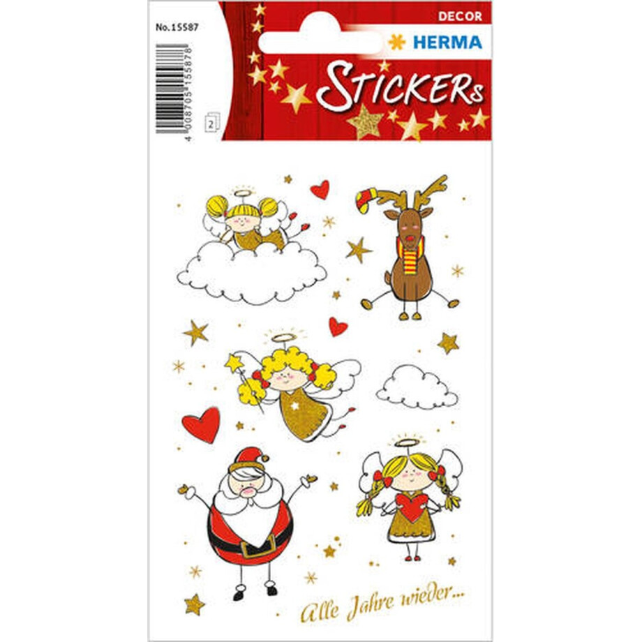 Herma kerststickers 'Engeltje Adele' Herma kerststickers 'Engeltje Adele' afbeelding 1