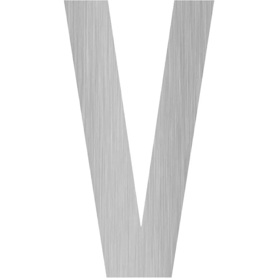 MDF Letter V, creatief, knutselen, deco, 1 stuk, 6mm mdf 10cm afbeelding 1