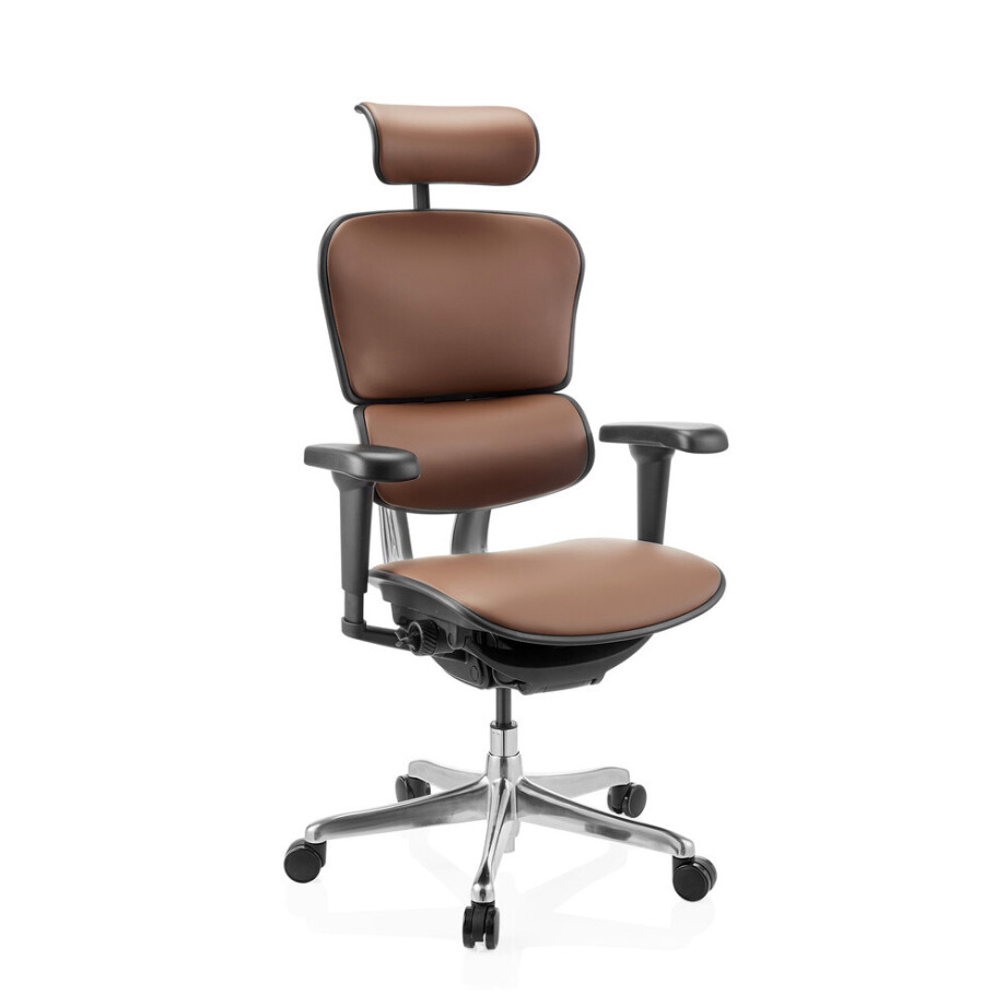 ERGOHUMAN ULTRA L GEN2 | Leder - Luxe directiestoel Bruin afbeelding 1