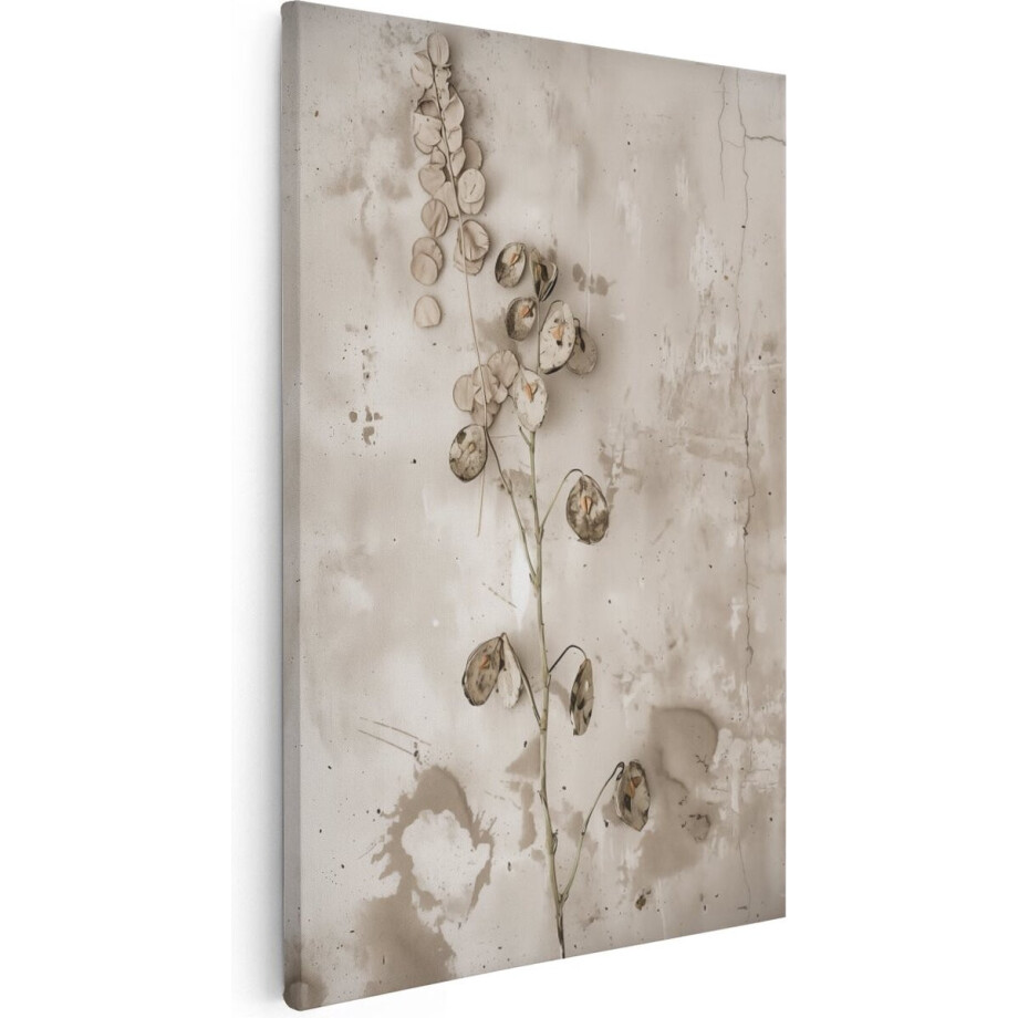 Artaza Canvas Schilderij Gedroogde Bloemen op een Muur - Bloemen - 20x30 cm - Klein - Wanddecoratie Woonkamer - Schilderijen - Muurdecoratie Artaza Canvas Schilderij Gedroogde Bloemen op een Muur - Bloemen - 20x30 cm - Klein - Wanddecoratie Woonkamer - Schilderijen - Muurdecoratie afbeelding 1