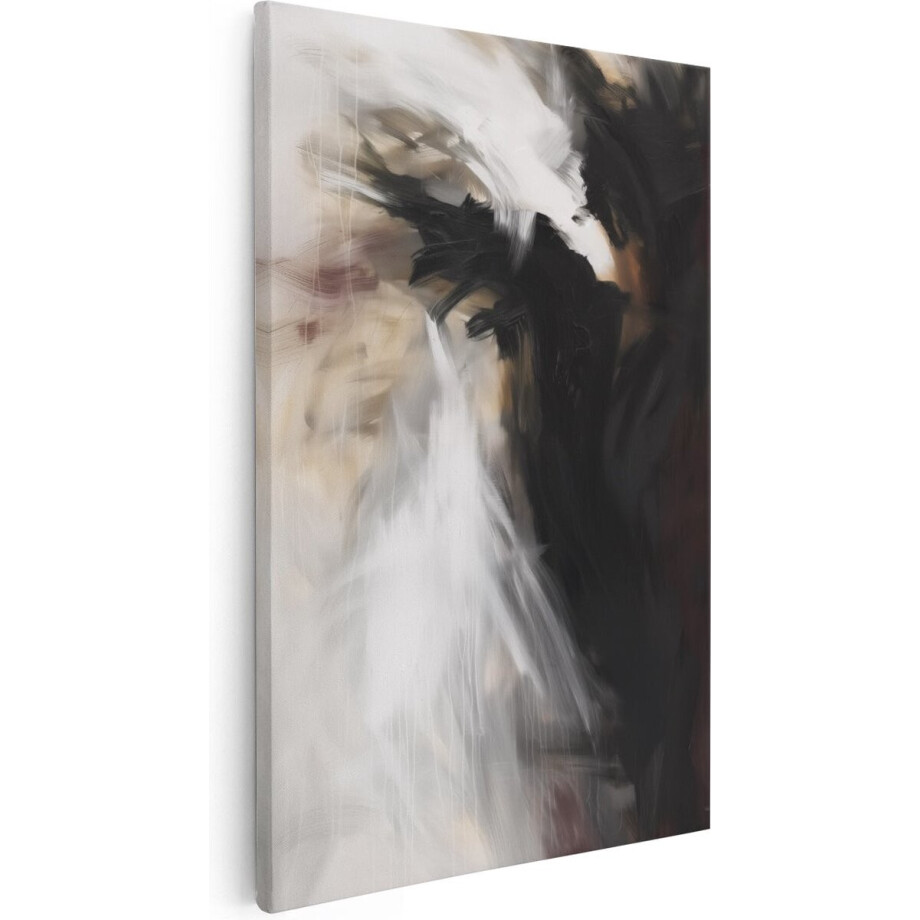 Artaza Canvas Schilderij Abstract Kunstwerk van een Zwart Witte Vogel - 40x60 - Wanddecoratie - Foto Op Canvas - Canvas Print Artaza Canvas Schilderij Abstract Kunstwerk van een Zwart Witte Vogel - 40x60 - Wanddecoratie - Foto Op Canvas - Canvas Print afbeelding 1