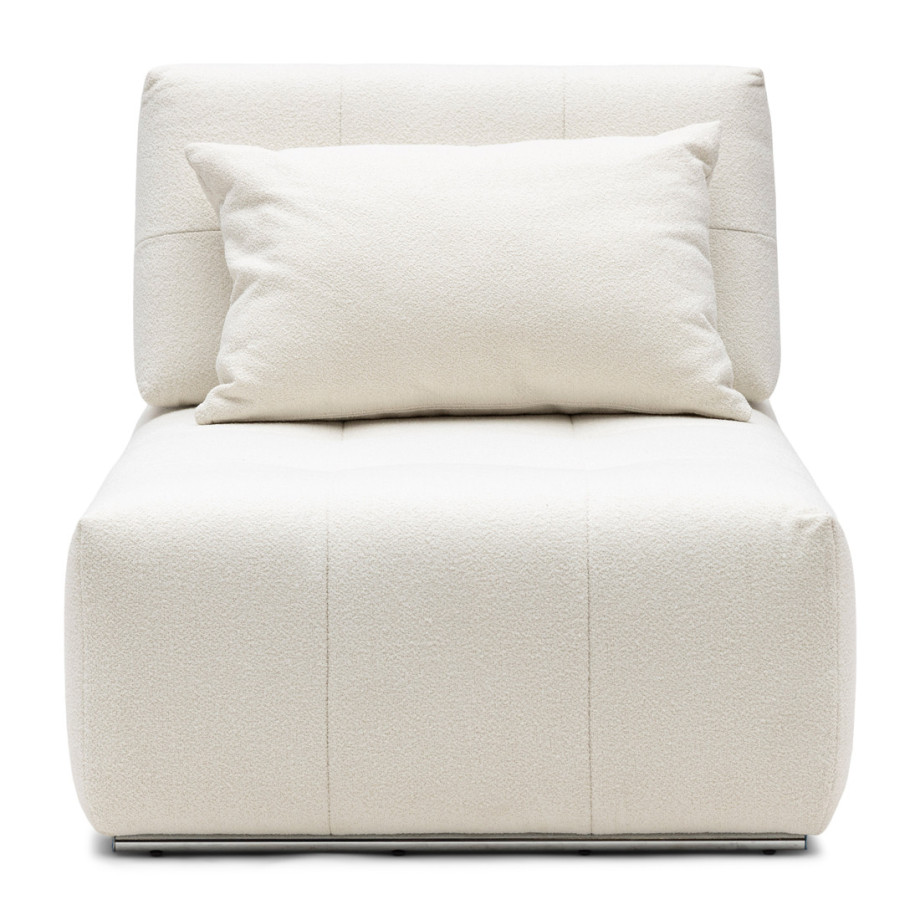 The Mark II Chaise Longue, bouclé, simply white afbeelding 1