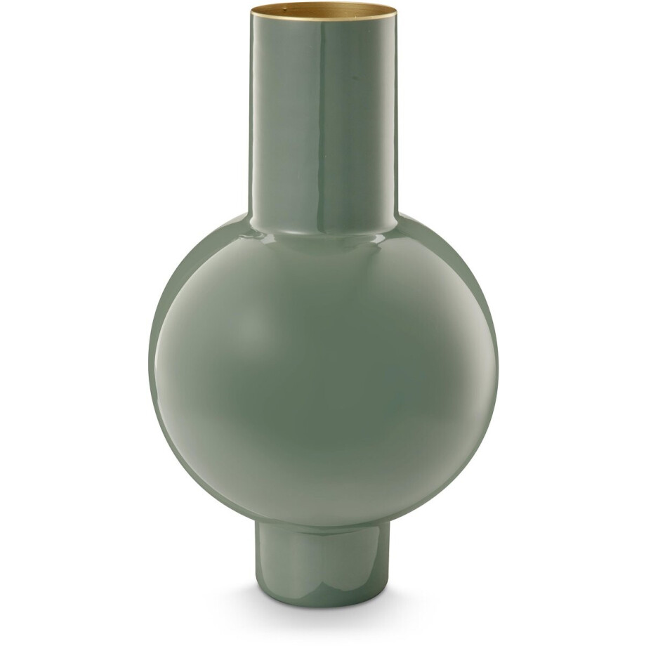 Pip Studio - Vaas - Celadon - IJzer - 24x40cm Pip Studio - Vaas - Celadon - IJzer - 24x40cm afbeelding 1