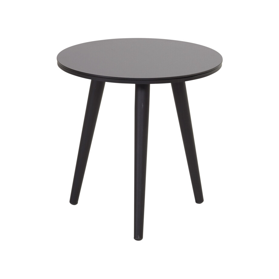 Hartman Outdoor Ronde Bistrotafel 'Sophie' HPL, 45 x 45cm, kleur Zwart afbeelding 1