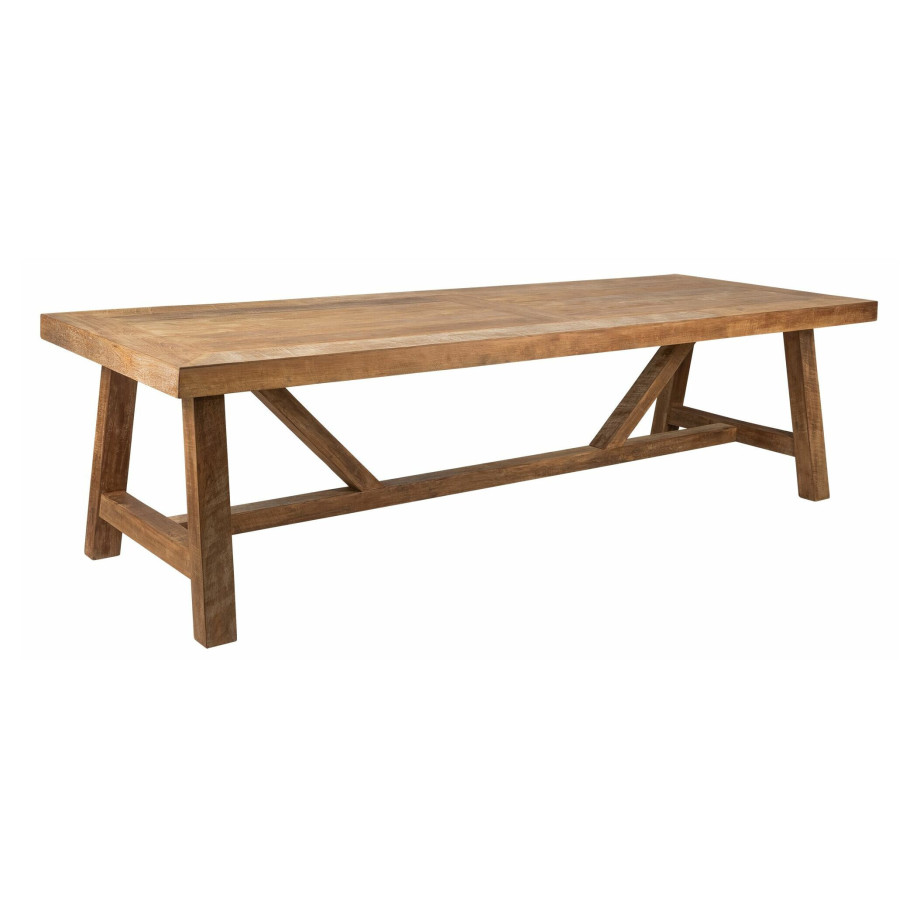 DTP Home Eettafel 'Monastery' Teakhout, 250 x 100cm afbeelding 1