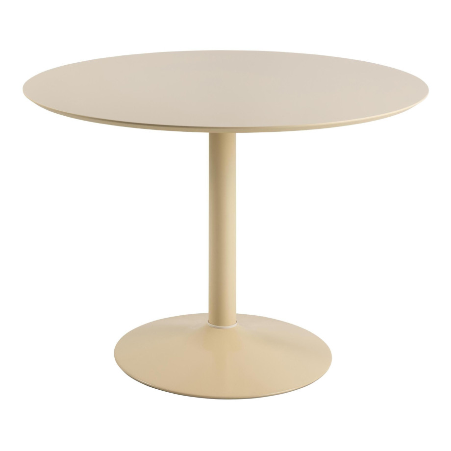 Bendt Ronde Eettafel 'Ibiza' 110cm, kleur Beige afbeelding 1