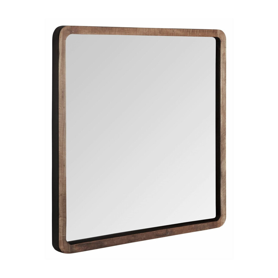 DTP Home Spiegel 'Cosmo' Teakhout, 80 x 80cm DTP Home Spiegel 'Cosmo' Teakhout, 80 x 80cm afbeelding