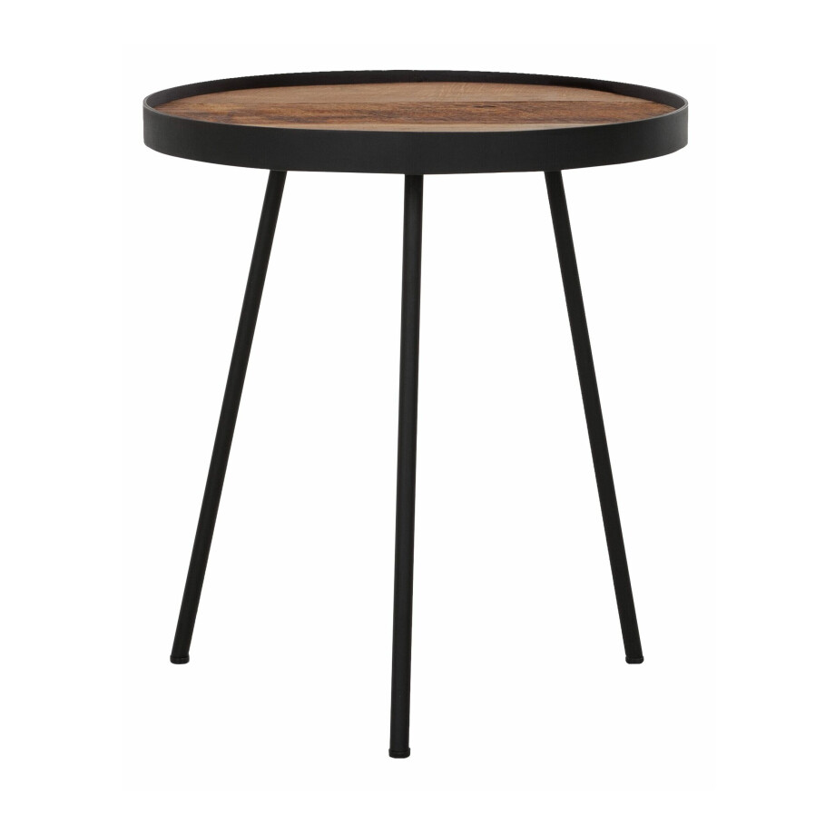 DTP Home Bijzettafel 'Saturnus' Teakhout, 40cm, kleur Naturel DTP Home Bijzettafel 'Saturnus' Teakhout, 40cm, kleur Naturel afbeelding 1