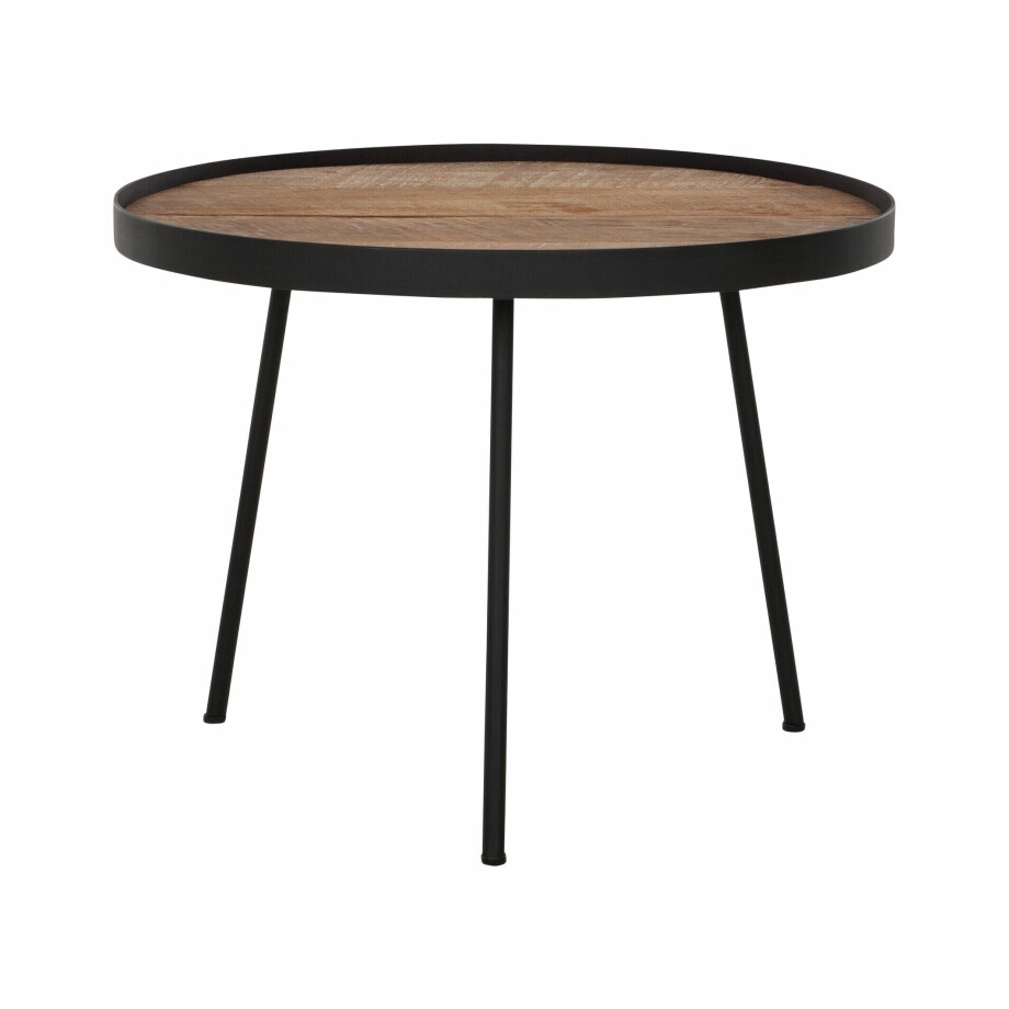 DTP Home Salontafel 'Saturnus' Teakhout, 50cm, kleur Naturel DTP Home Salontafel 'Saturnus' Teakhout, 50cm, kleur Naturel afbeelding 1