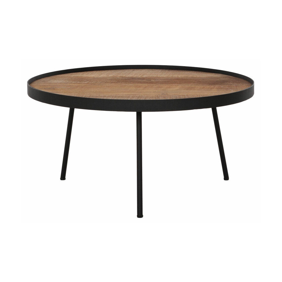 DTP Home Salontafel 'Saturnus' Teakhout, 60cm, kleur Naturel DTP Home Salontafel 'Saturnus' Teakhout, 60cm, kleur Naturel afbeelding 1