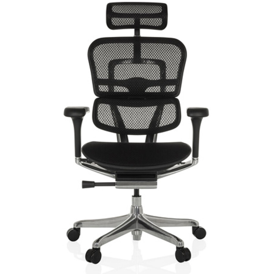 Bureaustoel / directiestoel ERGOHUMAN GEN2 Zitting stof / rugleuning mesh zwart hjh OFFICE afbeelding 1