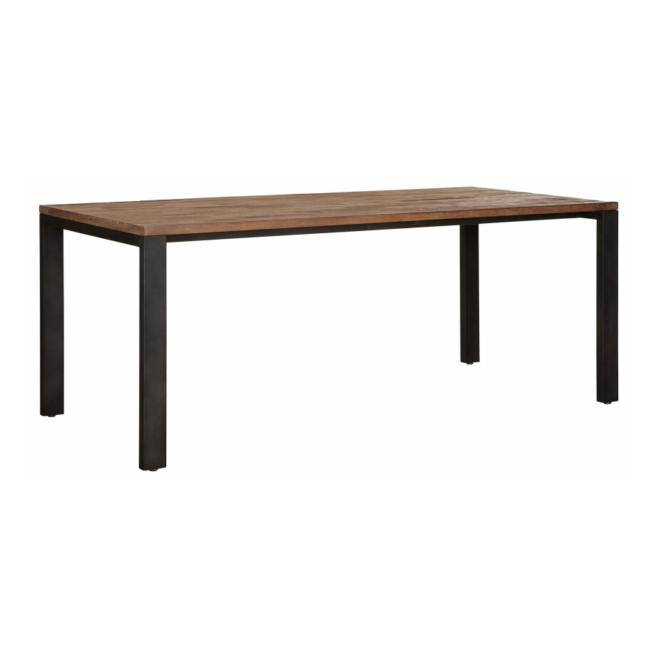 DTP Home Eettafel 'Tracks' Teakhout, 200 x 90cm DTP Home Eettafel 'Tracks' Teakhout, 200 x 90cm afbeelding 1
