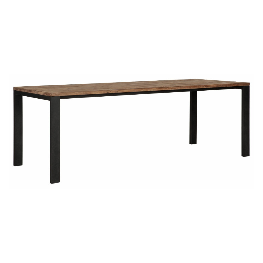 DTP Home Eettafel 'Tracks' Teakhout, 225 x 90cm afbeelding 1