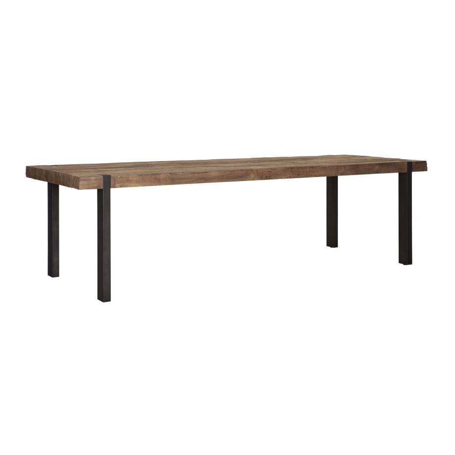 DTP Home Eettafel 'Beam' Teakhout, 275 x 100cm, kleur Naturel DTP Home Eettafel 'Beam' Teakhout, 275 x 100cm, kleur Naturel afbeelding 1