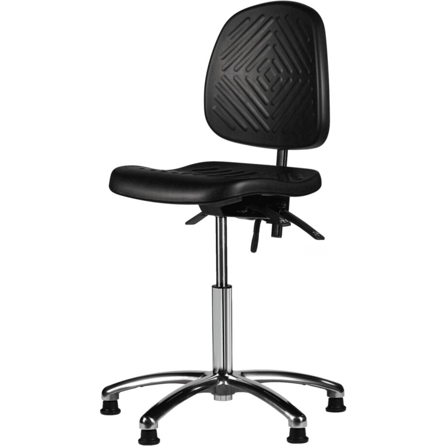 Ergonomische werkstoel - Verstelbaar - Bureaustoel - Zwart Ergonomische werkstoel - Verstelbaar - Bureaustoel - Zwart afbeelding 1
