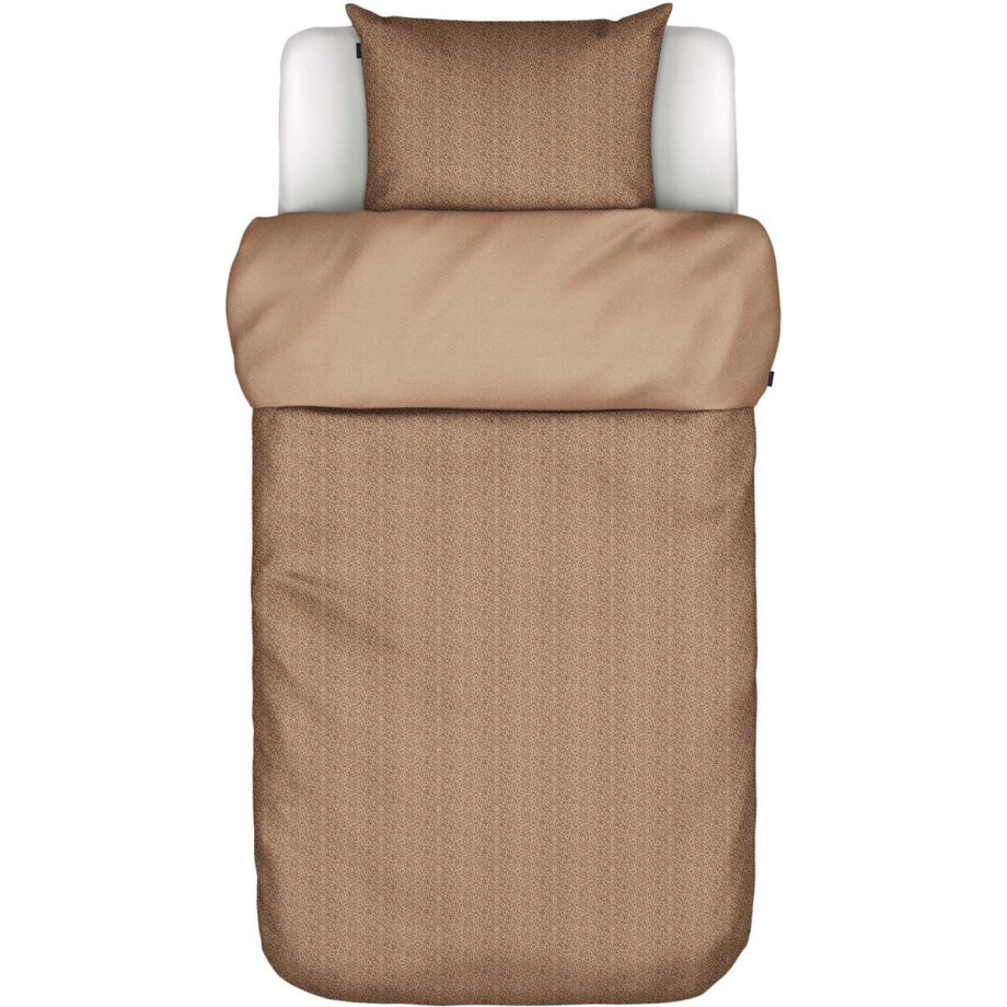 MARC O'POLO Camo Dekbedovertrek Toffee Brown - Tweepersoons – 200x200/220 cm afbeelding 1