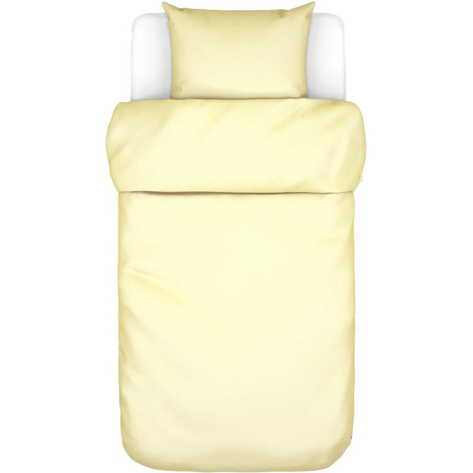 MARC O'POLO Tove Dekbedovertrek Pale Yellow - Eenpersoons – 140x200/220 cm afbeelding 1