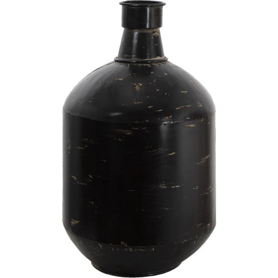 Clayre & Eef Vaas Ø 24x45 cm Zwart Metaal afbeelding 1