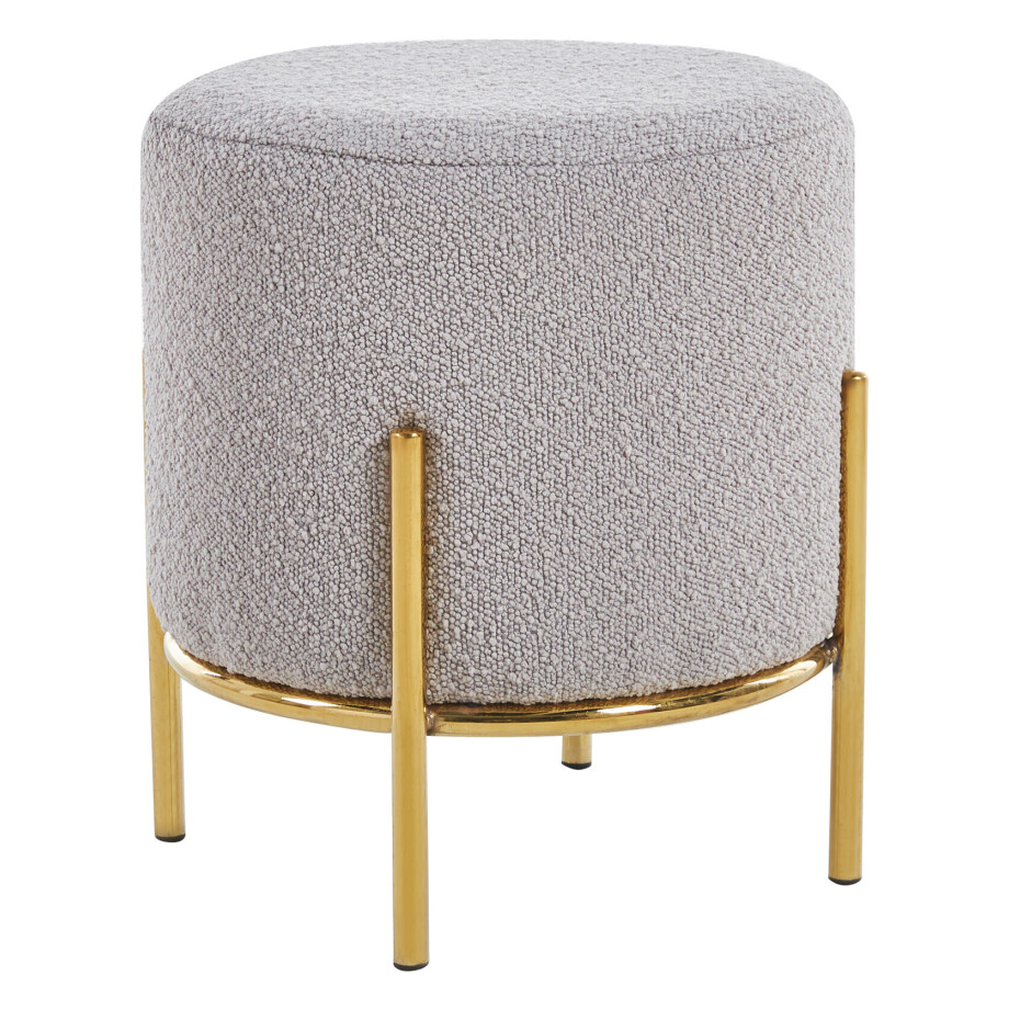 Artistiq Krukje 'Levar' 35cm, bouclé, kleur goud / taupe Artistiq Krukje 'Levar' 35cm, bouclé, kleur goud / taupe afbeelding 1