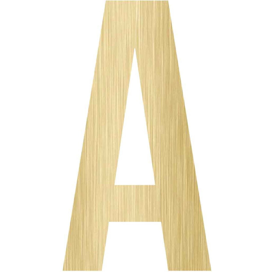 MDF Letter A, creatief, knutselen, deco, 1 stuk, 6mm mdf 10cm afbeelding 1