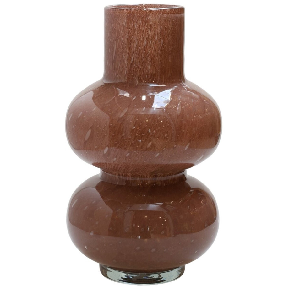 Vaas Alima Elite | Bruin - Brown | Dik glas | Mondgeblazen | Ø20 x H35 cm afbeelding 1