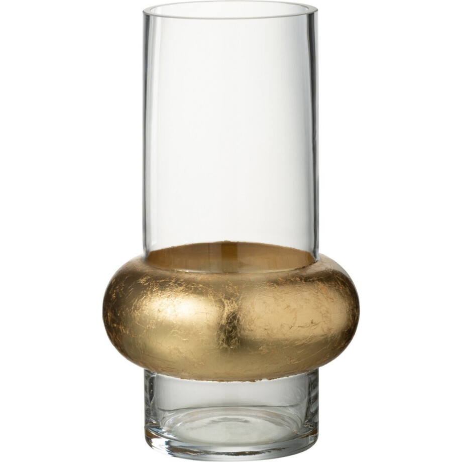 J-Line vaas Cylinder Ring Laag - glas - transparant - small - 25 cm hoog J-Line vaas Cylinder Ring Laag - glas - transparant - small - 25 cm hoog afbeelding 1