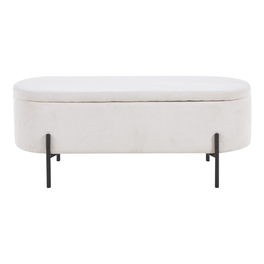 Artistiq Bankje 'Arissa' 110cm, kleur beige afbeelding 1