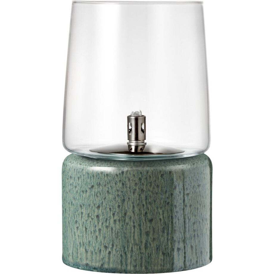 BITZ Gastro Olielamp - Olielampen voor binnen en buiten - Ø 15 x 26 cm - Groen afbeelding 1