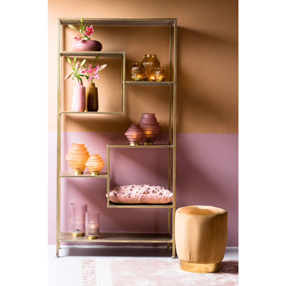 Light & Living Wandkast 'Yvana' 200 x 101cm, kleur Antiek Goud afbeelding 1