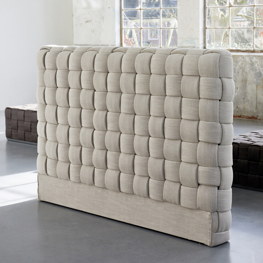 Rivièra Maison Hoofdbord 'Room 48' 195 x 137cm, Linen, kleur Fabulous Flax Rivièra Maison Hoofdbord 'Room 48' 195 x 137cm, Linen, kleur Fabulous Flax afbeelding 1