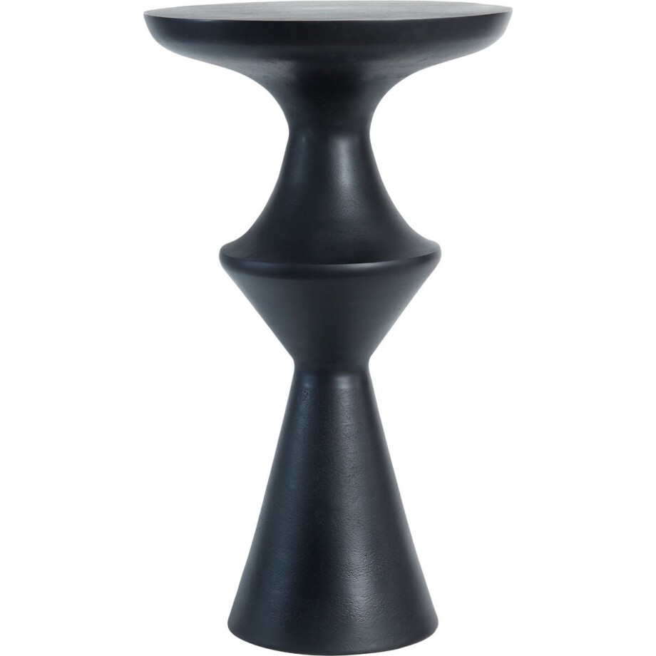 Light & Living Bijzettafel Loboc - Zwart - 37,5x14x63,5cm - Modern afbeelding 1