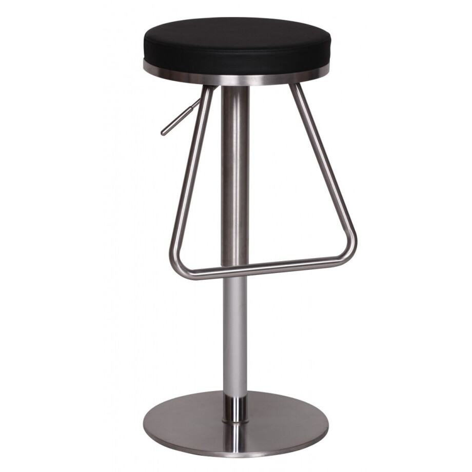 Duurzame M6 roestvrij staal barkruk bar stoel zwarte moderne kruk verstelbare design barkruk draaibare stabiel Duurzame M6 roestvrij staal barkruk bar stoel zwarte moderne kruk verstelbare design barkruk draaibare stabiel afbeelding 1