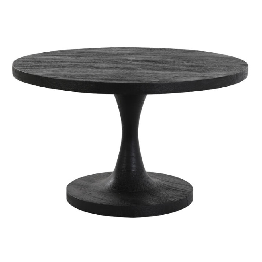 Light & Living Bijzettafel 'Bicaba' Ø60cm, hout zwart afbeelding 