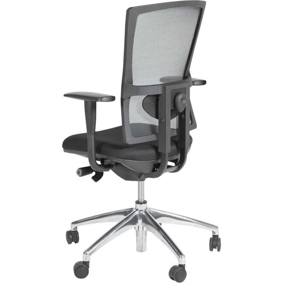 Schaffenburg serie 300 NEN ergonomische bureaustoel met aluminium voetkruis en mesh rugleuning en 5 jaar volledige garantie op alle bewegende delen afbeelding 1