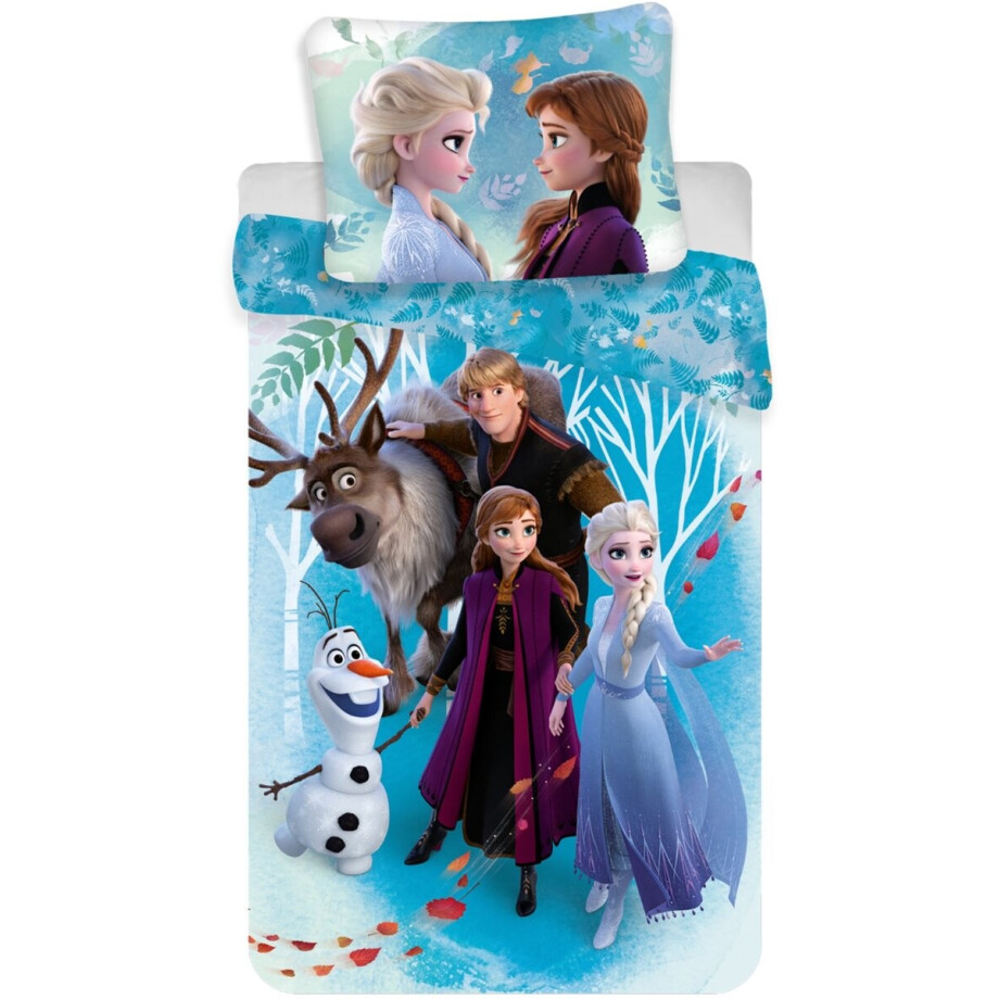 Frozen Dekbedovertrek Family - Eenpersoons - 140 x 200 cm - Katoen afbeelding 1
