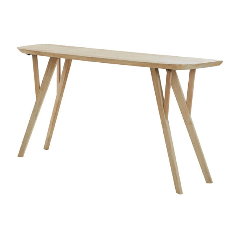 Light & Living Sidetable 'Quenza' Mangohout, 160cm, kleur Naturel afbeelding 1