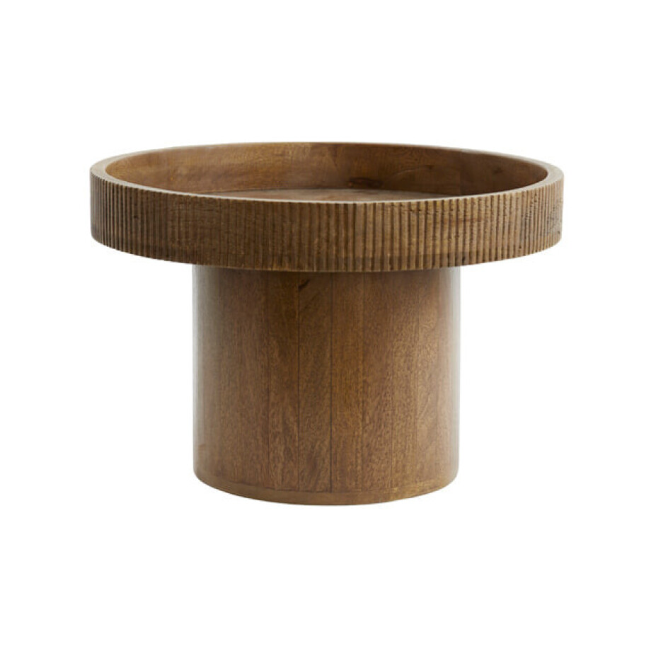 Light & Living Bijzettafel 'Kalomo' 50cm, kleur Bruin Light & Living Bijzettafel 'Kalomo' 50cm, kleur Bruin afbeelding 1