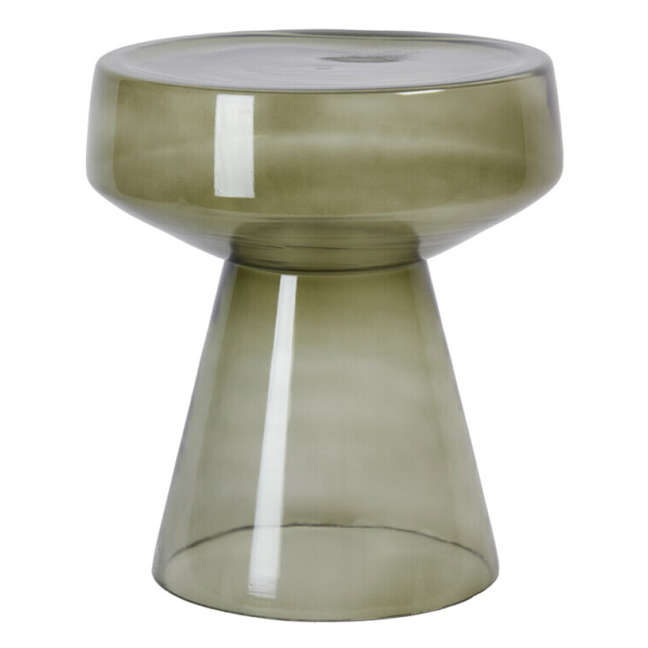 Light & Living Ronde Bijzettafel 'Dakwa' 37cm, kleur Grijs/Groen Light & Living Ronde Bijzettafel 'Dakwa' 37cm, kleur Grijs/Groen afbeelding 1