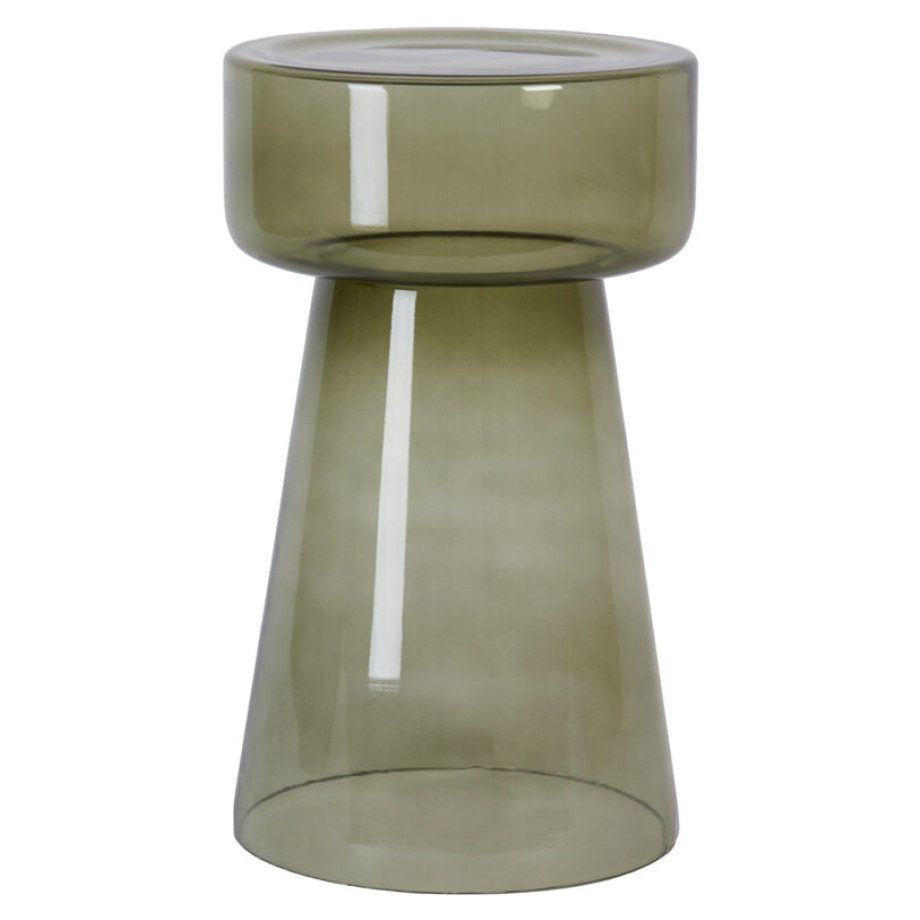 Light & Living Ronde Bijzettafel 'Dakwa' 30cm, kleur Grijs/Groen afbeelding 1