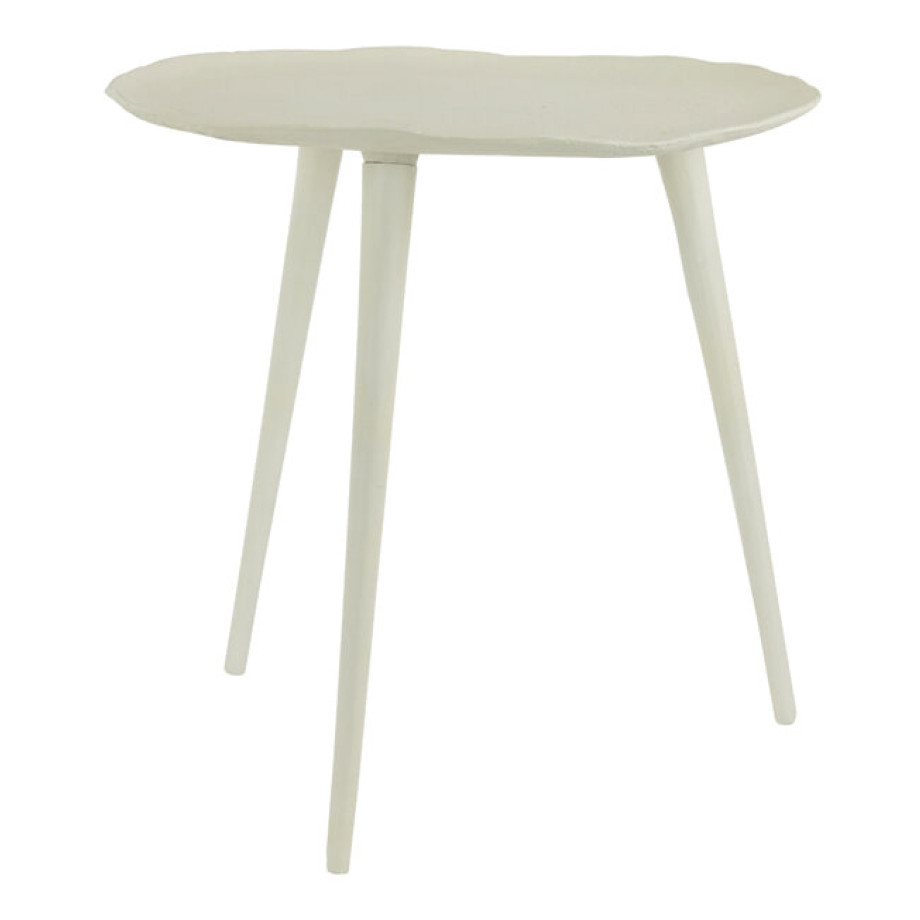 Light & Living Bijzettafel 'Asarpai' Ø46cm, kleur Crème afbeelding 1