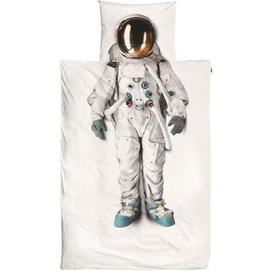 Snurk Dekbedovertrek astronaut - 140x220 cm afbeelding 1