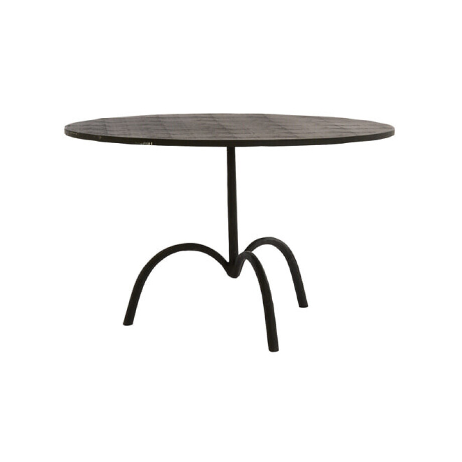 Light & Living Salontafel 'Samoa' Ø64cm, kleur Mat Zwart Light & Living Salontafel 'Samoa' Ø64cm, kleur Mat Zwart afbeelding