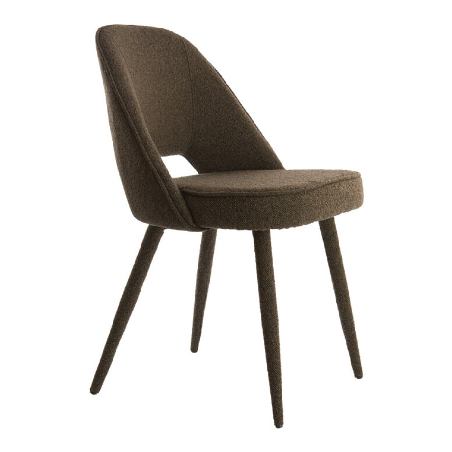 Light & Living Eetkamerstoel 'Djeslin' kleur Donkerbruin Light & Living Eetkamerstoel 'Djeslin' kleur Donkerbruin afbeelding 1