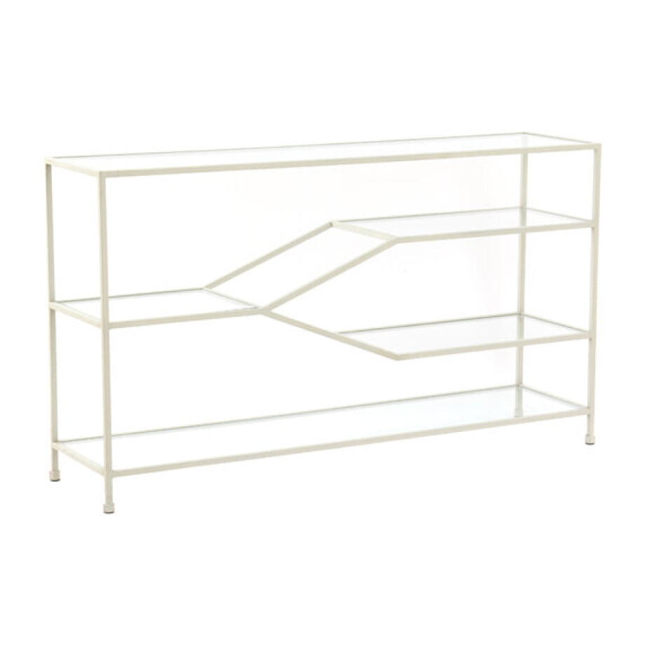 Light & Living Sidetable 'Aino' 140cm, kleur Crème afbeelding 1