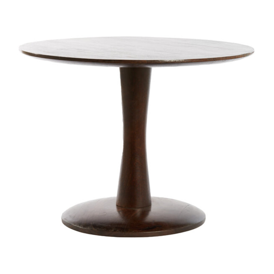 Light & Living Ronde Bijzettafel 'Puglia' Mangohout, 60cm afbeelding 