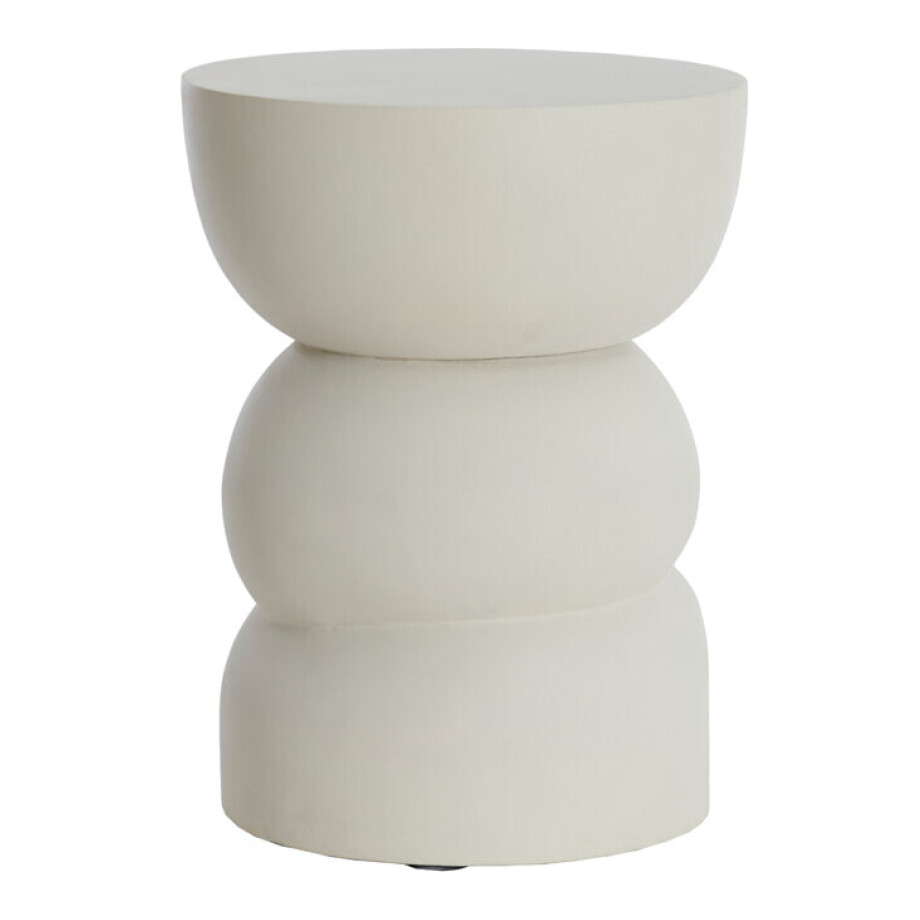 Light & Living Bijzettafel 'Azalio' 35cm, kleur Crème afbeelding 1