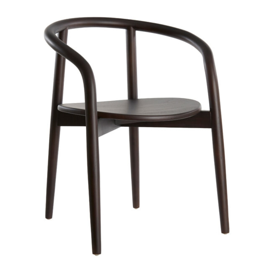 Light & Living Eetkamerstoel 'Palca' Teakhout, kleur Donkerbruin afbeelding 1