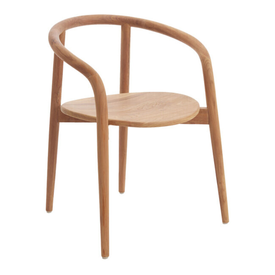 Light & Living Eetkamerstoel 'Palca' Teakhout, kleur Naturel Light & Living Eetkamerstoel 'Palca' Teakhout, kleur Naturel afbeelding 1