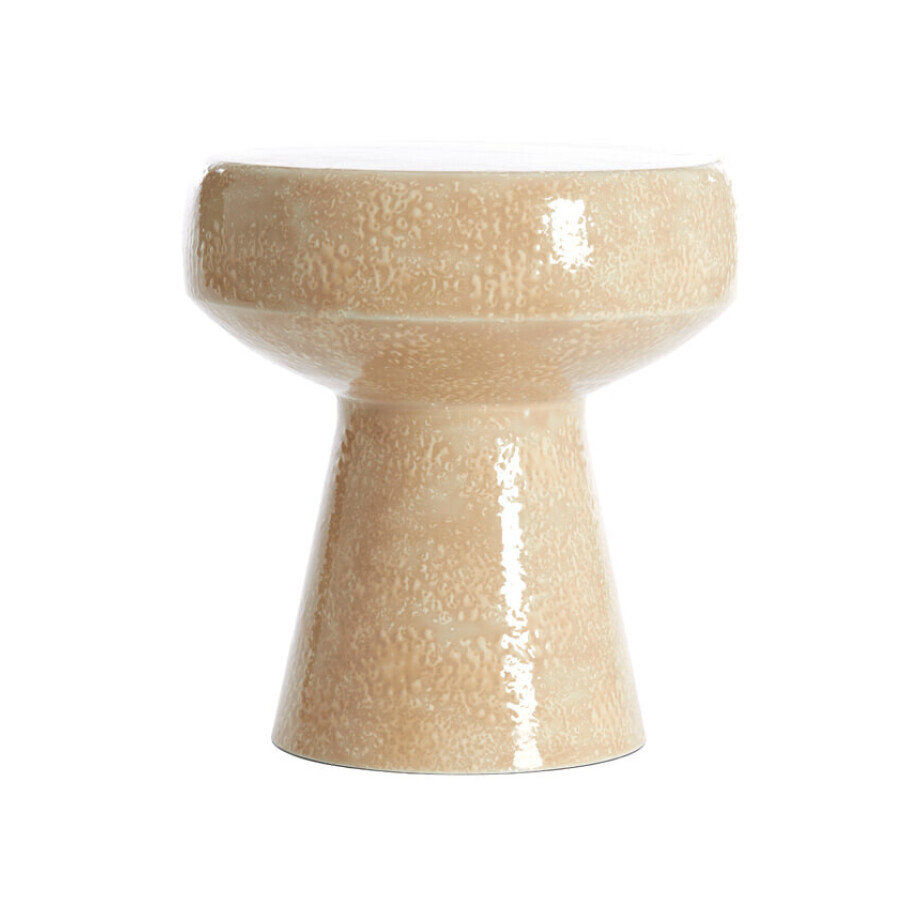 Light & Living Bijzettafel 'Dakwa' Ø38cm, kleur Zand afbeelding 1